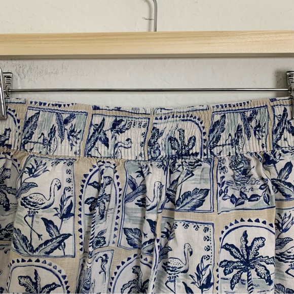 C&C California Women’s 100% Linen Relaxed Wide Leg Pant Women’s M Boho Pockets - Picture 11 of 14